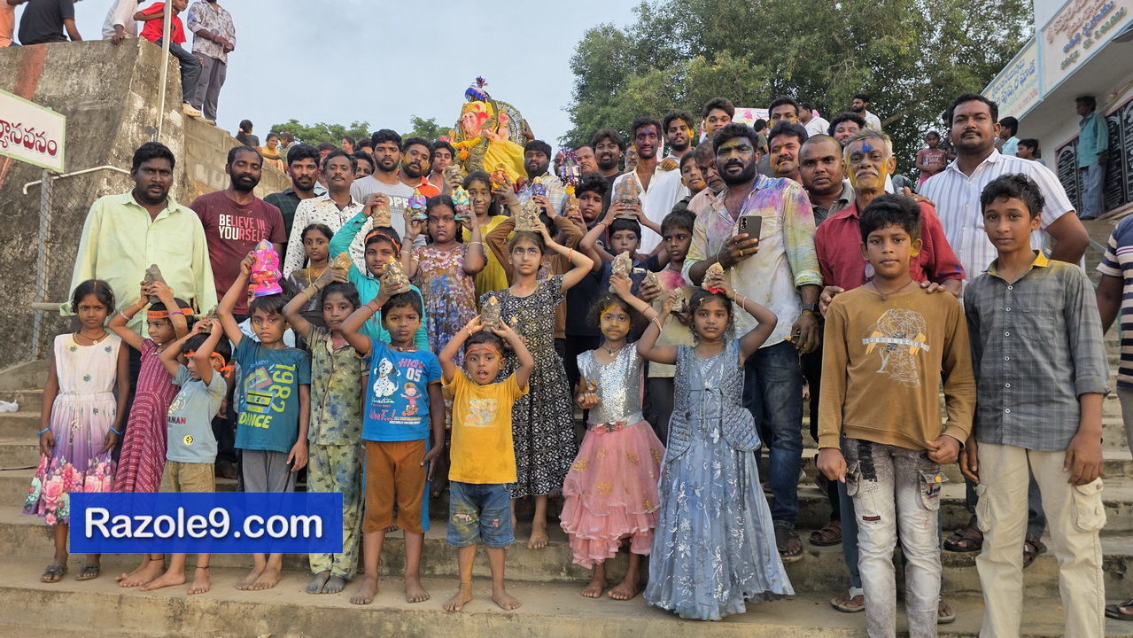 Razole Taluka Ganesh Nimajjanam